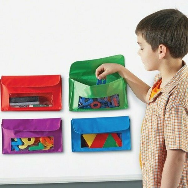 Learning Resources POCKETS, STORAGE, MAGNTIC, 4PC, 4PK LRNLER6447